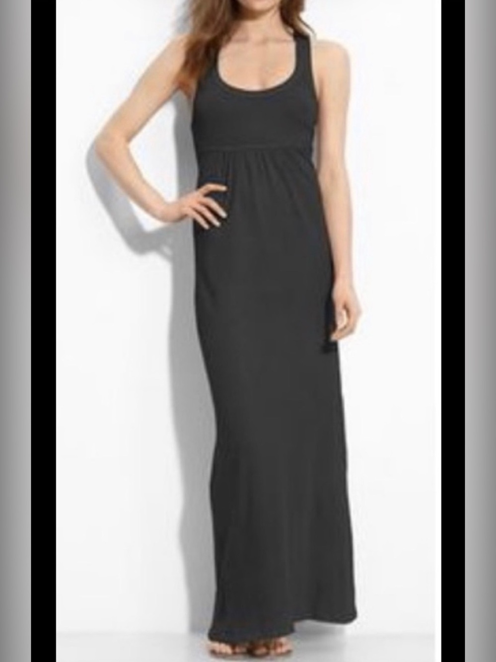Standard James Perse Racerback Maxi Dress
Black
Made In USA
100% Cotton
Beach
XL